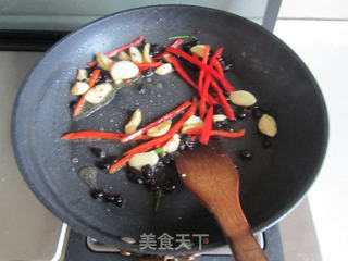 豉香花菜的做法步骤:4