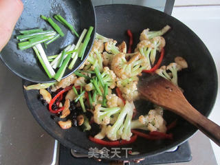 豉香花菜的做法步骤:7