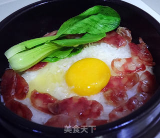 腊肠稻香米煲仔饭的做法步骤:6