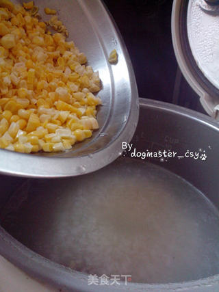【鸡茸玉米燕麦粥】的做法步骤:8