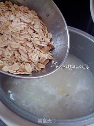 【鸡茸玉米燕麦粥】的做法步骤:10