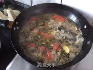 泡菜酸菜鱼的做法步骤:6