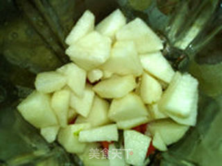 雪梨胡萝卜蜜奶饮的做法步骤:7