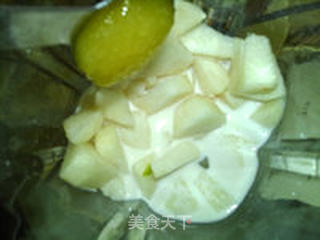 雪梨胡萝卜蜜奶饮的做法步骤:9