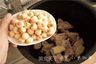 补水又益气,清心又安神的莲子排骨汤(简易快速版)的做法步骤:4