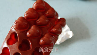 爱情的滋味:【mini心形乳酪蛋糕】的做法步骤:2