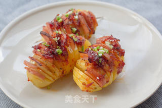 风琴土豆的做法步骤:9