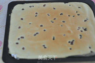 菠菜蜜豆蛋糕卷的做法步骤:13