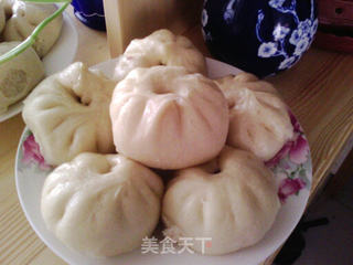 初次尝试豆沙包的做法步骤:10