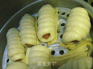 蒸出来的--燕麦肠仔卷的做法步骤:10