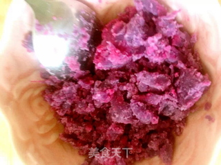 紫薯松糕的做法步骤:3