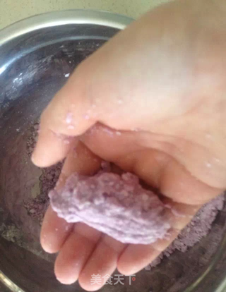 紫薯松糕的做法步骤:7