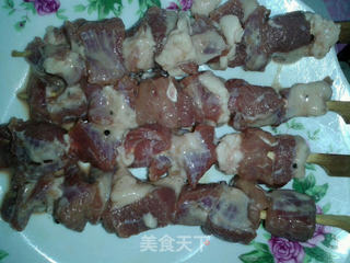 清香羊肉串的做法步骤:5