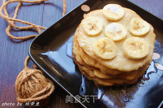 香蕉薄饼的做法步骤:11