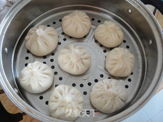 咸蛋黄大肉包的做法步骤:14