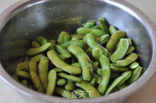 儿时的美味---五香毛豆的做法步骤:5