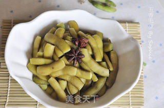 儿时的美味---五香毛豆的做法步骤:9