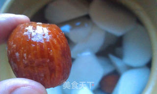 萝卜云耳骨头汤的做法步骤:4