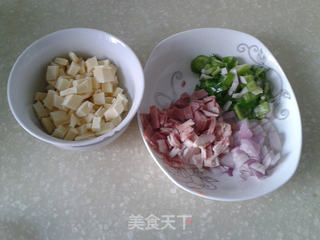 培根杂蔬焗饭的做法步骤:3