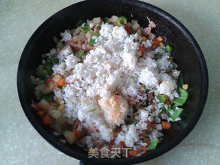 培根杂蔬焗饭的做法步骤:8