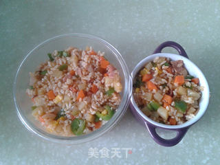 培根杂蔬焗饭的做法步骤:10