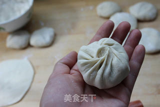 素得够味——香菇青菜包的做法步骤:14