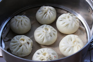 素得够味——香菇青菜包的做法步骤:15