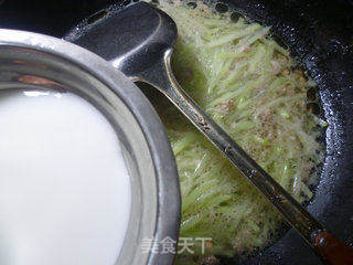 肉末佛手瓜羹的做法步骤：12