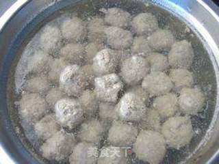 冬瓜汆牛肉丸子的做法步骤:6