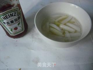 茄汁带鱼的做法步骤:2