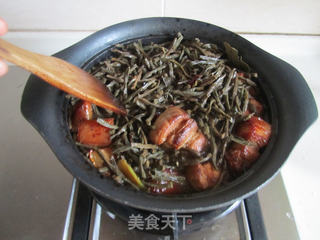 干豆角烧肉的做法步骤:9