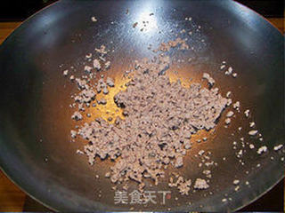 豌豆炒肉沫的做法步骤:4