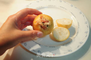 冬季速冻食品之---松软爽滑猪肉面筋大丸子的做法步骤：12