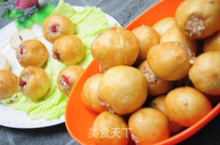 冬季速冻食品之---松软爽滑猪肉面筋大丸子的做法步骤：13