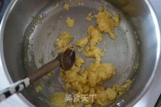 苦苣火腿焗的做法步骤:3