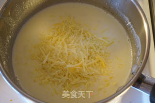 苦苣火腿焗的做法步骤:5