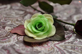 巧克力玫瑰花的做法步骤:19