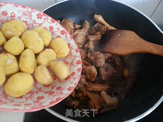 家庭制作板栗烧仔鸡的做法步骤:8