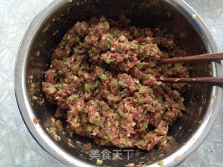 猪肉芹菜饺子的做法步骤:4