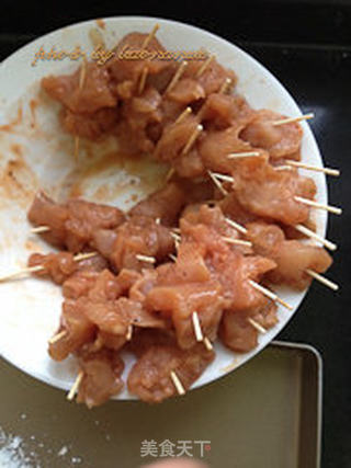 牙签肉的做法步骤:3