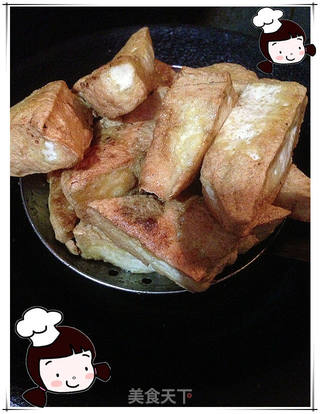 老爸的老北京厨房(素食主义)--焦溜豆腐的做法步骤:8