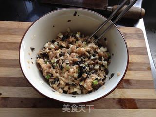油豆腐酿肉的做法步骤:3