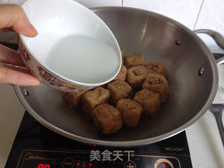 油豆腐酿肉的做法步骤:11