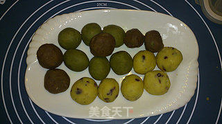 五彩冰皮月饼(君之方子)的做法步骤:4