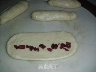 蔓越莓甜面包的做法步骤:7