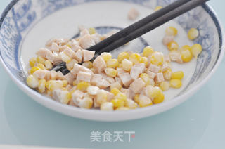 玉米火腿沙拉包的做法步骤:13