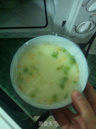 微波炉蒸蛋的做法步骤:5