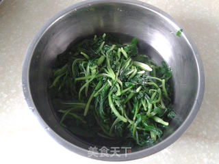 鸡汤菜肉馄沌的做法步骤:5
