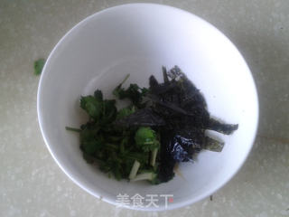 鸡汤菜肉馄沌的做法步骤:14