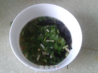 鸡汤菜肉馄沌的做法步骤:15